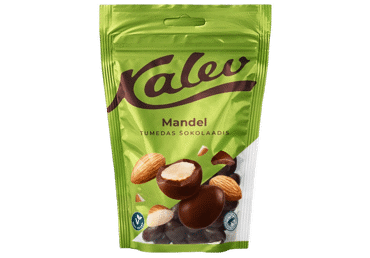 Mandel tumedas šokolaadis KALEV 140g