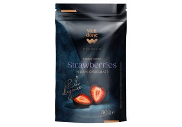 Maasikad tume šok.WELL DONE PREMIUM 80g