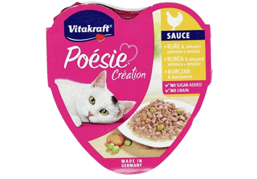 Kassisööt VITAKRAFT kana-köögiv.85g