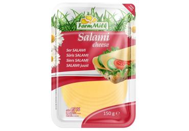Juust Salaami FARM MILK 45% viilud,150g