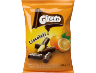 Maisisnäkid kakao ja apelsiniga Gusto50g