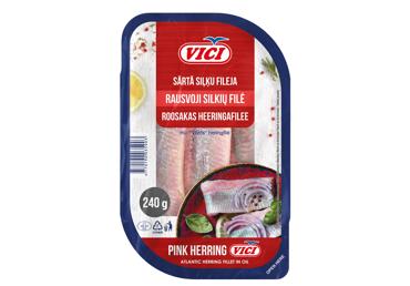 Külm/s heeringafilee roosakas VICI,240g