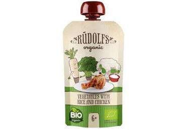 Püree riisi.kanaga RUDOLFS 110g 6k