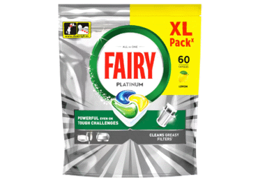 Nõudepes.kap.FAIRY Platinum Lemon 60tk