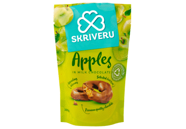 Õunad piimašokolaadis SKRIVERU 100g