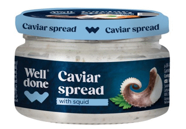 Kaaviarimääre kalmaariga WELL DONE 160g