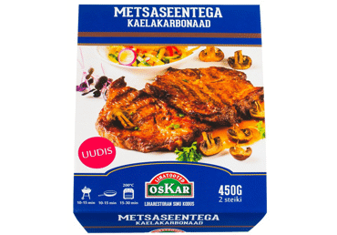 Kaelakarbonaad metsaseentega OSKAR,450g