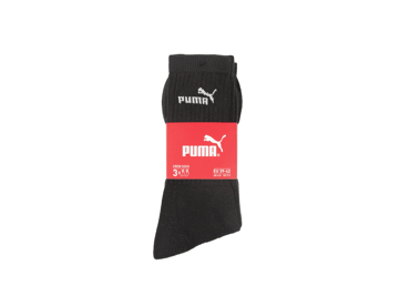 Spordisokid PUMA 35-38 pikk, must 3p