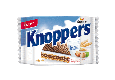 Vahvel piima-pähklit.STORCK Knoppers 25g