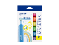 Sädelev marker GRAFIA PLUS 6tk