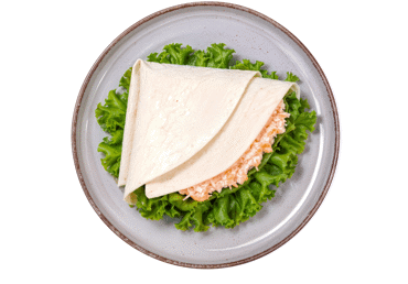 Tortilla tasku kuumsuitsuforelliga 150g