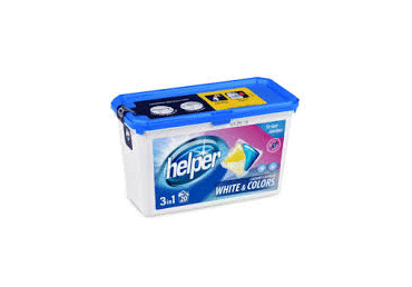 Pesukapslid HELPER White+Color 20tk