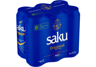 H.õlu Saku Originaal 4,7% 6*0,5L prk