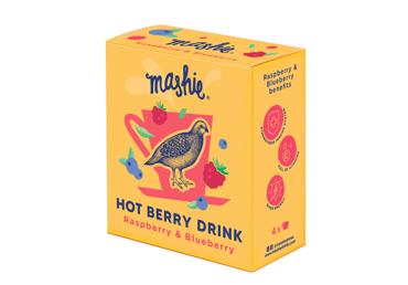 Marjapüree MASHIE vaarika-must. 4x45g - 2