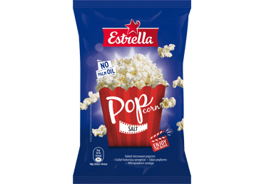 Mikropopkorn soolaga ESTRELLA 90g