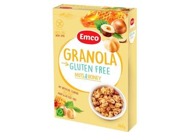 Krõbe müsli mee ja pähklitega EMCO 340g