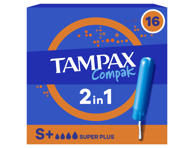 Tampoonid TAMPAX Compak Super Plus 16tk