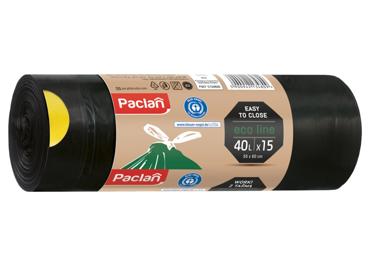 Prügikotid PACLAN 40L 15tk nööriga