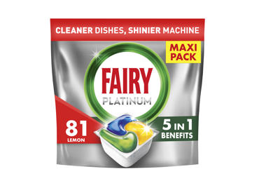 Kapslid FAIRY Platinum Lemon 81tk