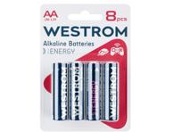 Patareid WESTROM AA, 8tk, LR6, 1.5V
