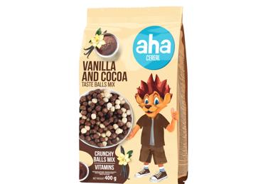 Krõb.kakao ja vaniljepall.segu AHA 400g