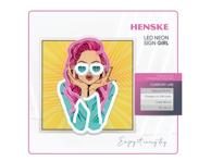 LED-neoonmärk HENSKE „Girl“