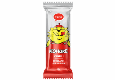 Kohuke TERE vanilli šok.glas., 40g - 2