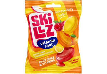 Karamellikommid vitamin shot Skillz 90g