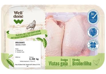 Broilerikints WELL DONE ABta,500g - 2