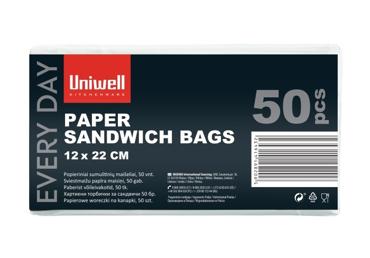 Paberist võileivakotid UNIWELL 50tk