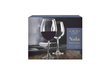 Veinipokaalid AURORA Nola 430ml, 6tk - 1