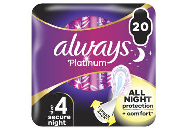 Hügieenisid.ALWAYS PlatinumNight S4 20tk
