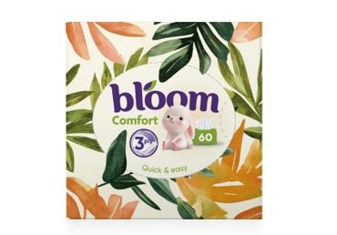 Salvrätikud karbis BLOOM 3kih 60tk - 3