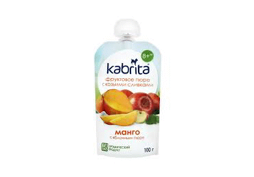 Püree KABRITA mango.õuna 100g 6k