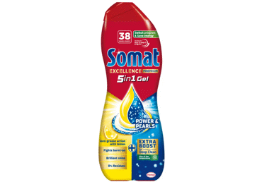 Nõudepes.geel SOMAT Excel.Lem.38pk 684ml