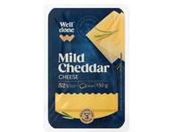 Juust Cheddar WELL DONE Mild viil., 150g