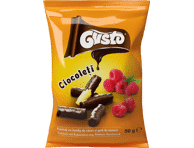 Maisisnäkid kakao ja vaarikaga Gusto 50g