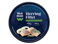 Heeringafilee sibulaga WELL DONE 200g