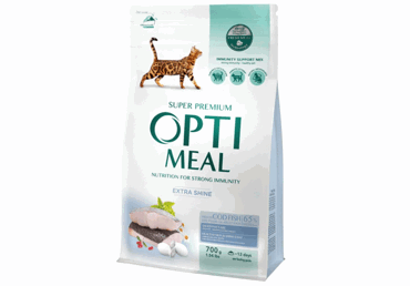Kuivtoit kassidele tursk OPTIMEAL 700g