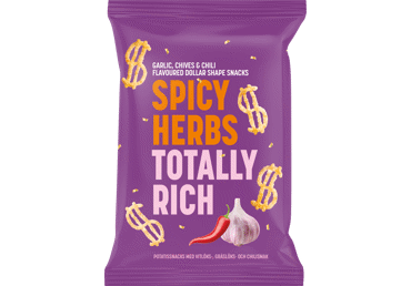 Kartulisnäkid küüsl.mur.Dollar Snack 50g