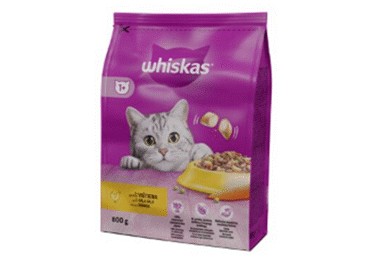 Kuiv kassitoit kana WHISKAS 800g