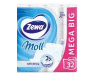 WC paber ZEWA Moll valge 3kih.32rl