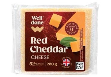Juust Cheddar WELL DONE Red, 200g