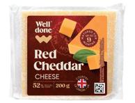 Juust Cheddar WELL DONE Red, 200g