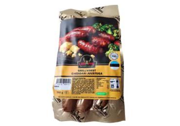 Grillvorst Cheddariga LINNAMÄE, 380g