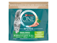 Kuiv kassisööt ONE Indoor kalkun 1.4kg