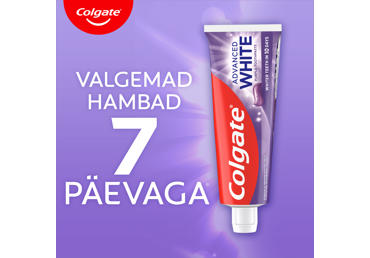 Hambapasta COLGATE Adv.White Purple 75ml - 3