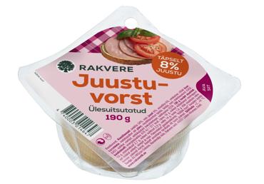Juustuvorst RAKVERE, 190g viil