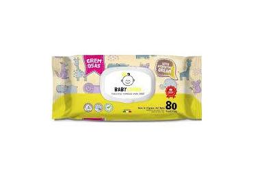 Niisk.salvrätik.BABY LINDO Niisutav 80tk