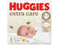 Mähkmed HUGGIES Extra Care S1 2-5kg,84tk